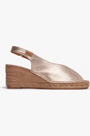 Toni Pons LAILA-P Womens Espadrille Platinum - - Size UK 8