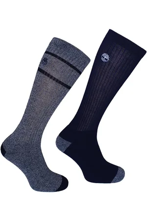 Timberland 2-Pack Core Striped Mens Socks - Size Large