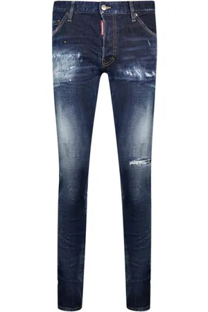 Dsquared2 Mens Frayed Paint Splash Cool Guy Jeans - Cotton - Size 32W/32L