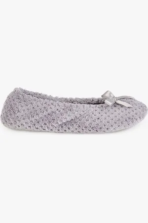 Totes Isotoner POPCORN Womens Slippers Pale - Size 3-4 (UK Shoe)