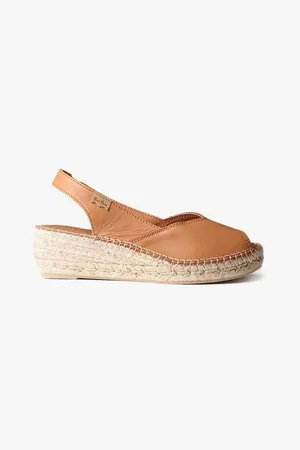 Toni Pons Womens BERNIA Ladies Leather Slingback Espadrilles - Size UK 8