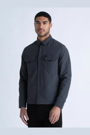 Luke 1977 Mens Blow Cold Lightweight Utility Shacket in Polyamide - Size Medium