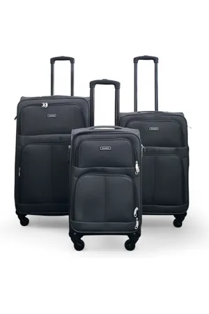Infinity Unisex Expandable Soft Shell 4 Wheel Luggage Travel Cabin Suitcase - Size Small