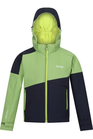 Regatta Kids Unisex Childrens/Kids Acidity VII Soft Shell Jacket (Piquant /Navy) - Size 14Y