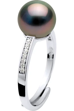 Diadema Womens - Ring - Tahitian Pearl - Silver - One Size