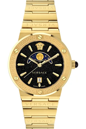 VERSACE Greca Logo Moonphase WoMens Watch VE7G00323 Stainless Steel (archived) - One Size