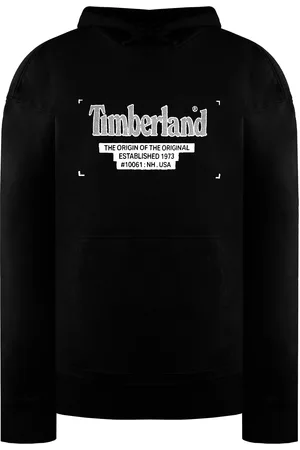 Timberland Logo Mens Hoodie Cotton - Size Large