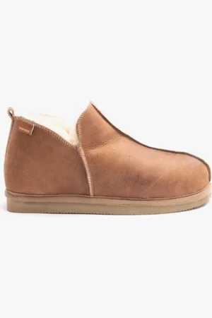 Shepherd ANNIE Womens Sheepskin Slipper Boots Cognac - - Size UK 6.5