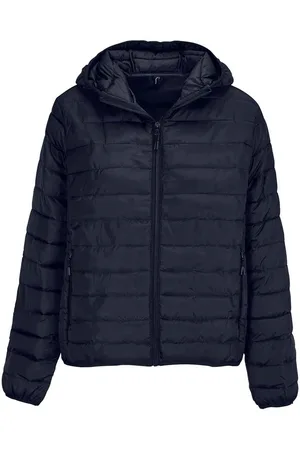 Sols Womens/Ladies Stream Hooded Padded Jacket (French ) - Size 2XL