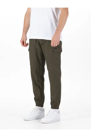 Luke 1977 Mens Club Tropicana Cargo Trousers in Linen - Size 38 (Waist)