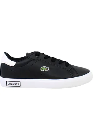 Lacoste Kids Unisex Powercourt 0721 1 SUC Trainers - Size UK 12 Kids