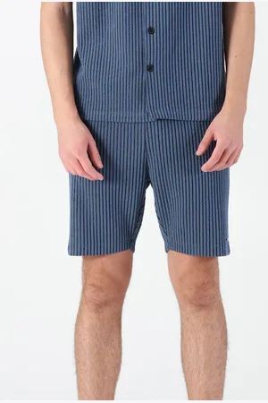 Luke 1977 Mens Nicaragua Textured Jacquard Shorts in Cotton - Size X-Large