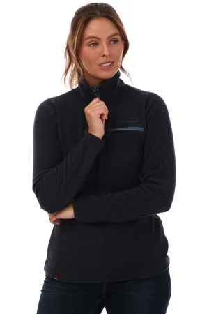 Berghaus Womens Prism 2.0 Micro Half Zip Fleece in Dark - Size 8 UK
