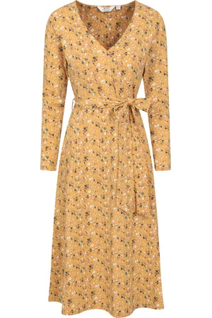 Mountain Warehouse Womens/Ladies Santorini Floral Long-Sleeved Midi Dress - Size 8 UK