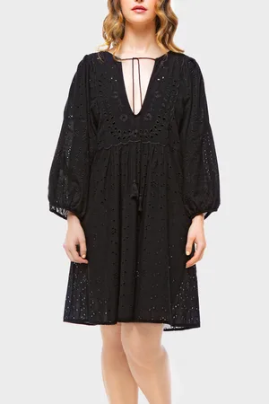 Elle Womens Jane Embroidery Anglaise Beach Dress in - Size Medium