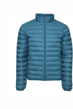 Jott Mens Mat Lightweight Down Jacket in Denim - - Size Small