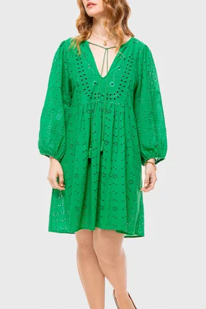 Elle Womens Jane Embroidery Anglaise Beach Dress in - Size X-Large