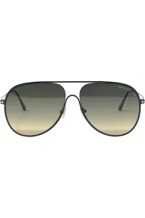 Tom Ford Mens Alec Ft0824 01B Sunglasses Metal - One Size