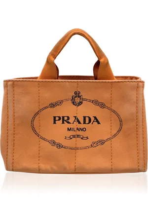 Prada Pre-owned Womens Cloth Tote Bag Canapa - Cotton - One Size