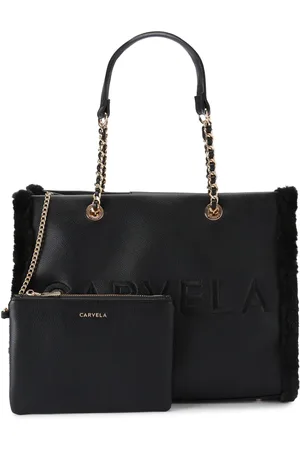 Carvela Womens Frame Fur Tote Bag - Fabric - One Size