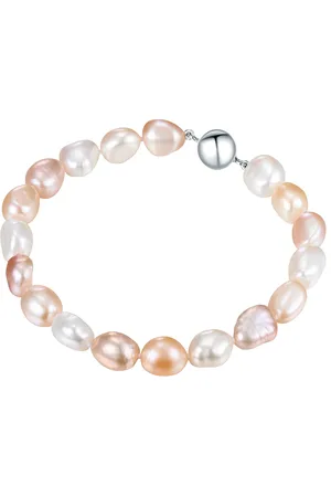 Valero Pearls Womens Fresh Water Cultured Pearl Bracelet - Sterling Silver - One Size