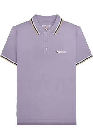 Lambretta Mens SS25 Triple Tipped Polo Shirt (Dusk) - Cotton - Size X-Large