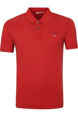 Napapijri Mens ELBAS 4 Logo Old Polo Shirt Cotton - Size Small