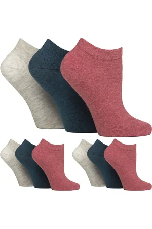 IOMI 9 Pack Womens Diabetic Trainer Socks
