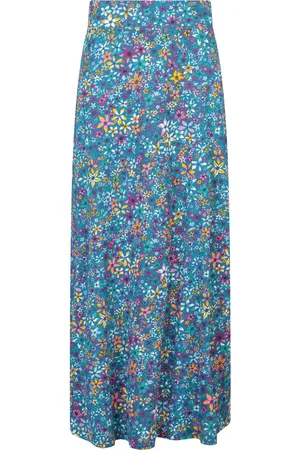 Mountain Warehouse Womens/Ladies Shore Floral Jersey Maxi Skirt (Dark ) - Size 14 UK
