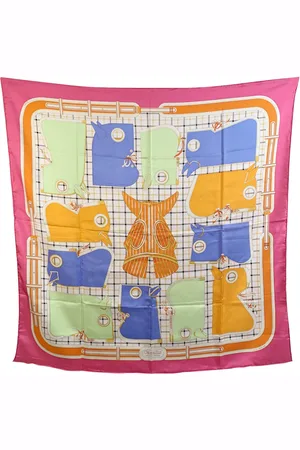 Hermès Pre-owned Womens Vintage Silk Scarf Camails - - One Size