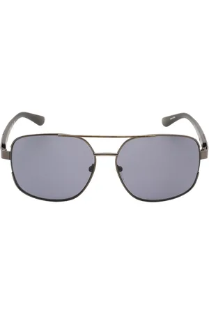 Guess Mens GF0227 08A Dark Silver Sunglasses - - One Size