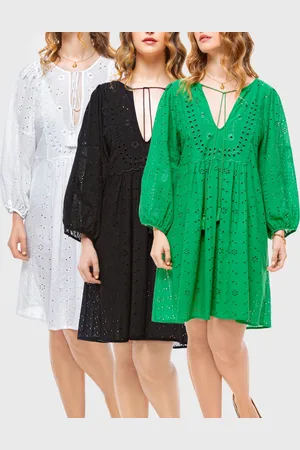 Elle Womens Jane Embroidery Anglaise Beach Dress Multi Pack - - Size Medium