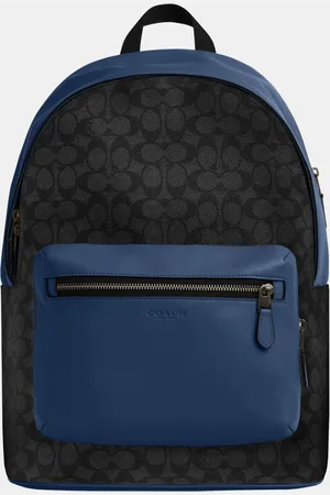 Coach Mens West Backpack in Colorblock Signature Canvas - - One Size