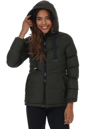 Tokyo Laundry Womens Royal Short Puffer Jacket in - Size 14 UK