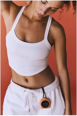 Azura Exchange Womens Athletic Ribbed Cropped Cami Top Viscose - Size Large