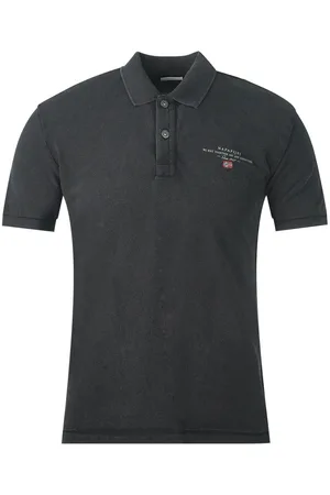 Napapijri Mens Elbas 4 Logo Polo Shirt Cotton - Size Small
