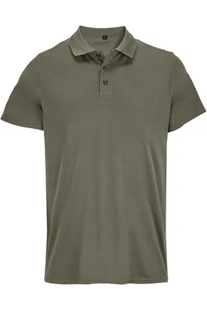 Sols Unisex Adult Pitcher Recycled Polo Shirt (Army) - - Size Small