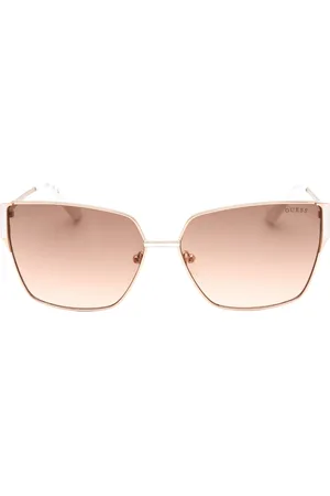 Guess Womens Gradient Brown Lensed Matte Sunglasses - One Size