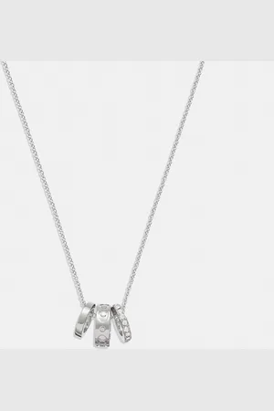 Coach Womens Kissing C Rondell Necklace - - One Size