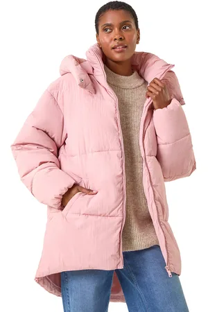 Roman Womens Oversized Padded Hooded Coat - - Size 14 UK