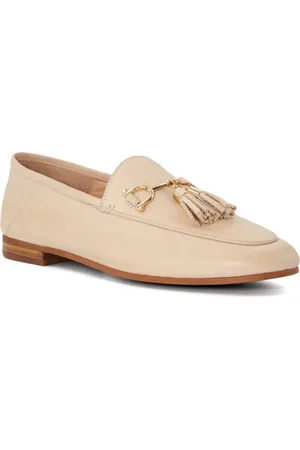 Dune Womens Ladies Graysons - Tassel Trimmed Loafers - material_leather1 - Size UK 3