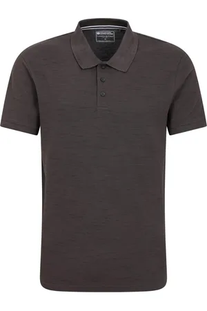 Mountain Warehouse Mens Dawnay Textured Pique Polo Shirt - Size 2XL