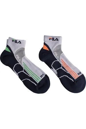 Fila Mens Pack-2 Quarter Running Socks F2526 for Men - - Size UK 4-8