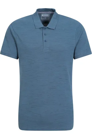 Mountain Warehouse Mens Dawnay Textured Pique Polo Shirt - Size 2XL