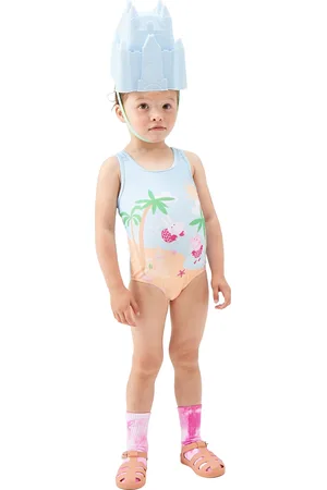 Regatta Girls Beach Peppa Pig One Piece Swimsuit (Cool ) - Size 3-4Y