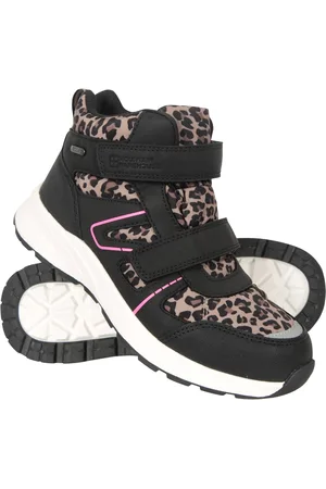 Mountain Warehouse Childrens Unisex Childrens/Kids Jupiter Adaptive Leopard Print Walking Boots ( /Pink) - Size UK 5 Infant