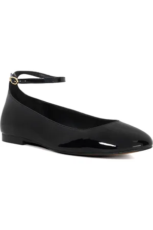 Dune Womens Ladies Hoop - Ankle Strap Ballet Flats - - Size UK 7