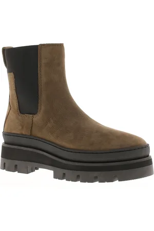 Clarks Womens Chelsea Boots Chunky Tread Orianna Leather Slip On - Size UK 6.5