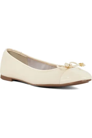 Dune Womens Ladies Hallo - Charm-Detail Ballet Shoes - - Size UK 5