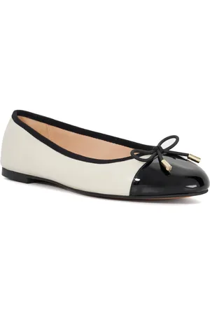 Dune Womens Ladies Wf Highest - Wide Fit Round Toe Ballet Flats - Leather - Size UK 8